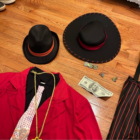 CALIFORNIA COSTUMES PIMP DADDY Men’s size Xl Full Get Up Costume Halloween - Picture 6 of 8